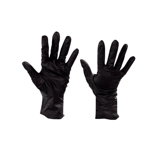 Bsc Preferred Disposable Gloves, Nitrile, 6 mil Palm, Powder-Free, XL, 100 PK, Black BUY00711794 - main